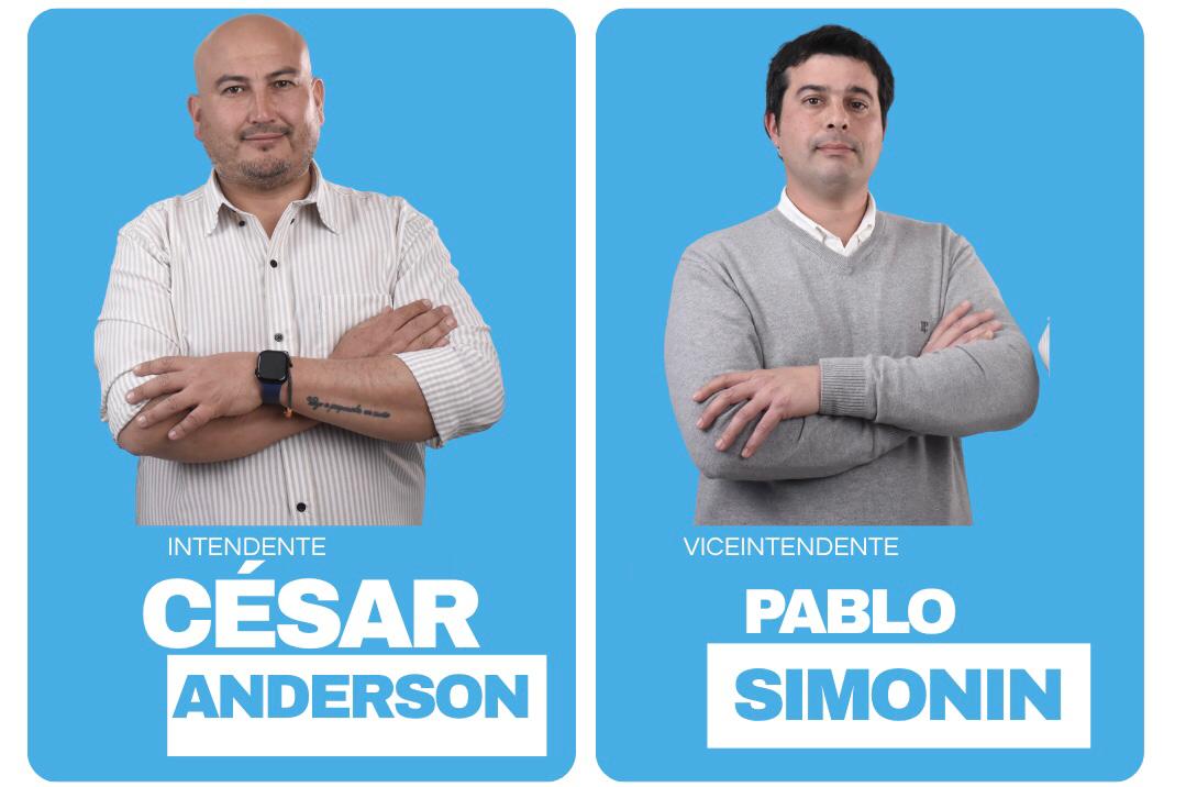 Cesar Andersson Intendente – Vice Pablo Simonin